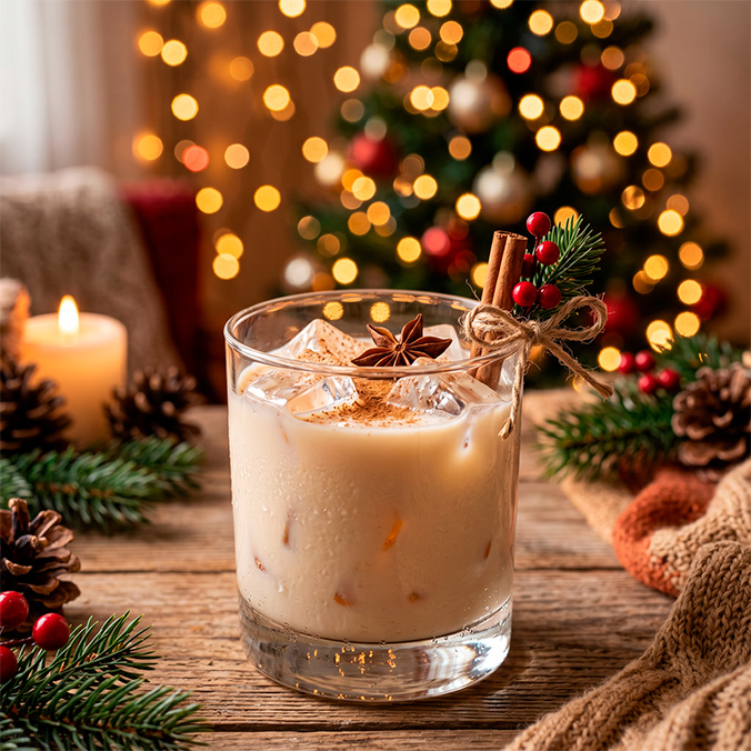 Ponche crema con hielo: la tradición decembrina bien servida