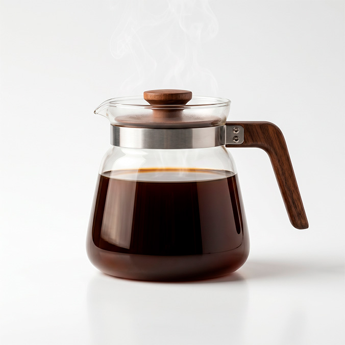 Café negro recién colado