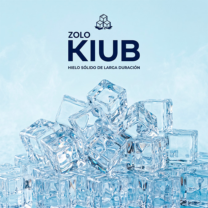 Cubos de hielo sólido Kiub
