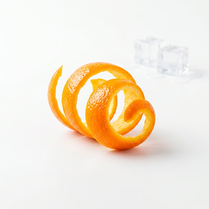 Cáscara de naranja (opcional)